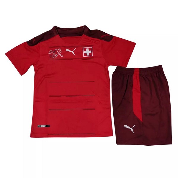 Camiseta Suiza 1ª Niño 2021 Rojo